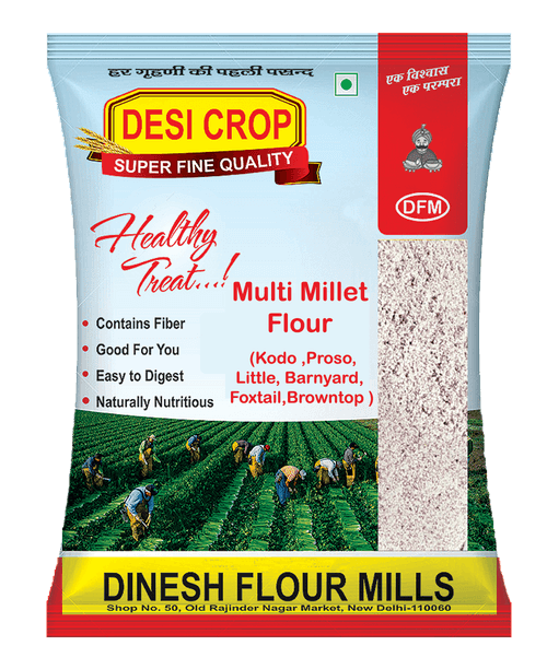 Multi Millets Flour - 1Kg  (6 Rich Millets in one Pack)