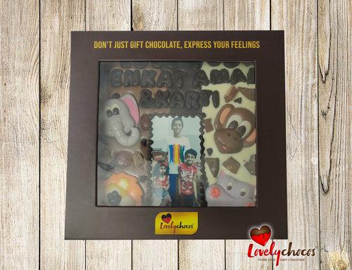 Personalised chocolate gift for kids.