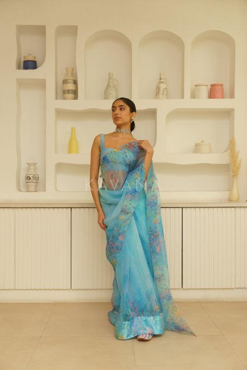 Seep Organza Sari