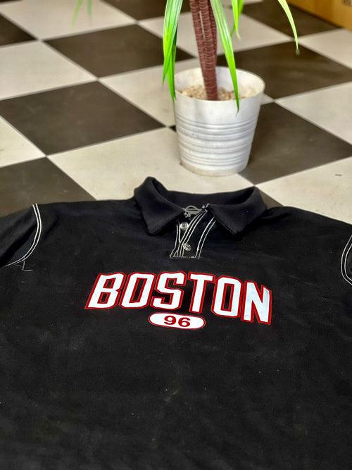 Boston Stich Polo Neck T-shirt