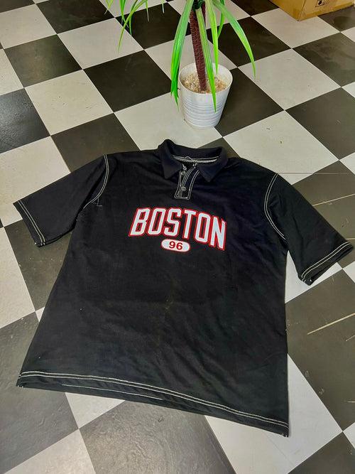 Boston Stich Polo Neck T-shirt