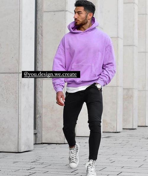 Premium Lavender Hoodie for Men