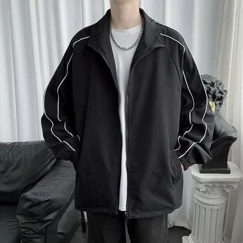 Exotic Black Fleece Open Jacket