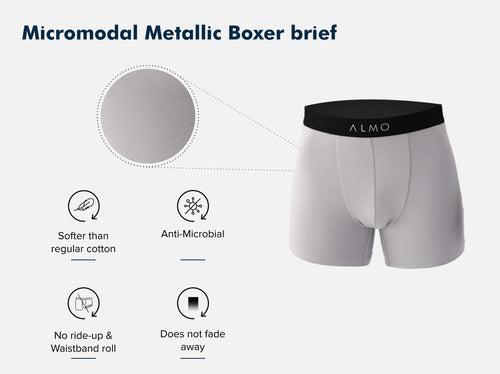 Second Skin MicroModal solid Boxer Brief (Pack of 5)