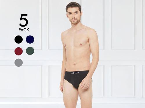 Better Cotton Solid Brief (Pack of 5)