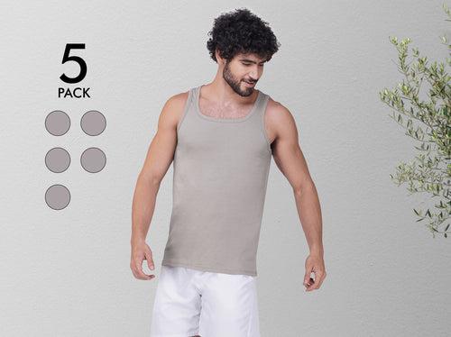 Easy 24X7 Cotton Neo Vest (Pack of 5)