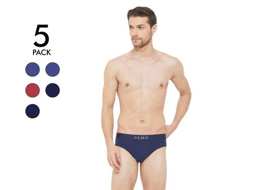 Better Cotton Solid Brief (Pack of 5)