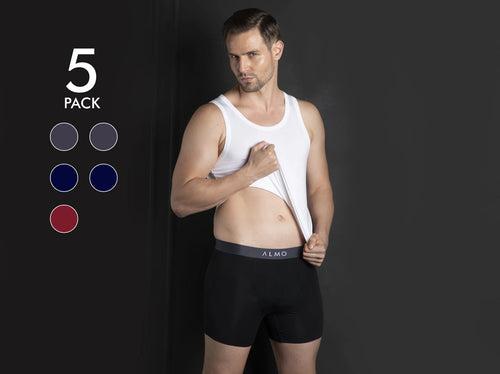 Second Skin MicroModal solid Boxer Brief (Pack of 5)