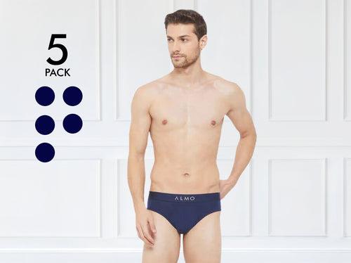 Better Cotton Solid Brief (Pack of 5)