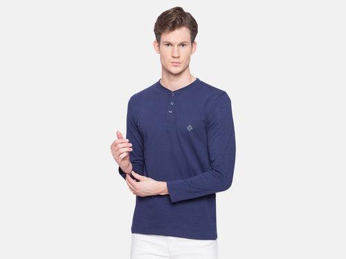 Easy 24X7 Cotton Slub Henley (Pack of 2)