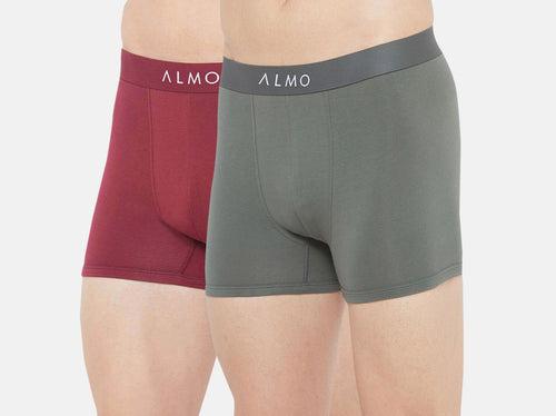 Better Cotton Solid Boxer Brief (Pack Of 2)