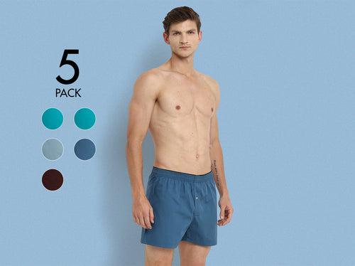 Easy 24X7 Cotton Inner Boxers (Pack of 5)