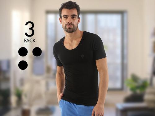 Second Skin MicroModal U-Neck Undershirts (Pack of 3)