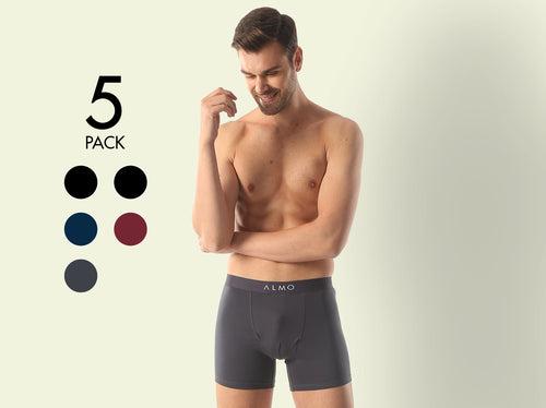 Better Cotton Solid Boxer Brief (Pack of 5)