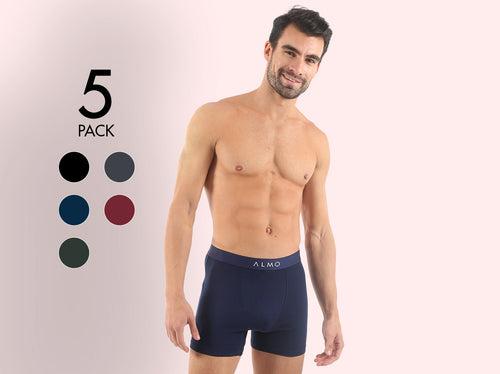 Better Cotton Solid Boxer Brief (Pack of 5)