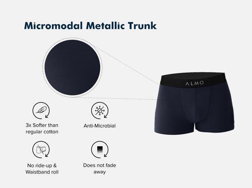 Second Skin MicroModal Solid Trunk (Pack of 2)