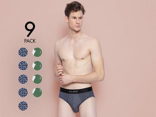 Better Cotton Printed Brief (Pack of 9)