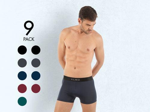 Second Skin MicroModal Solid Trunk (Pack of 9)