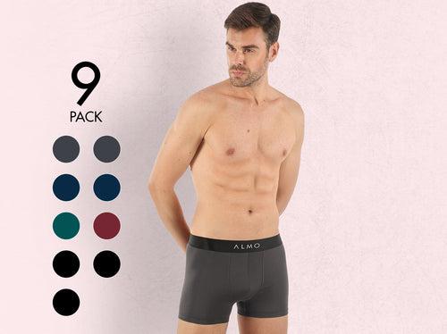 Second Skin MicroModal Solid Trunk (Pack of 9)