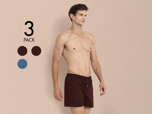 Easy 24X7 Cotton Inner Boxers (Pack of 3)