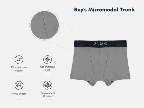 Second Skin Micromodal Boy's Trunk (Pack of 3)