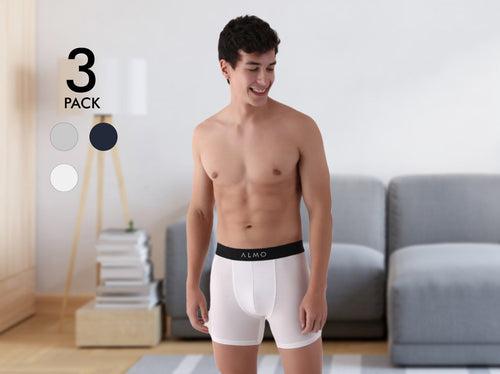 Second Skin MicroModal solid Boxer Brief (Pack of 3)