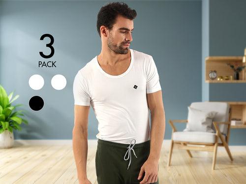 Second Skin MicroModal U-Neck Undershirts (Pack of 3)