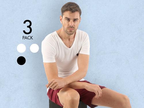 Second Skin MicroModal V-Neck Undershirts (Pack of 3)