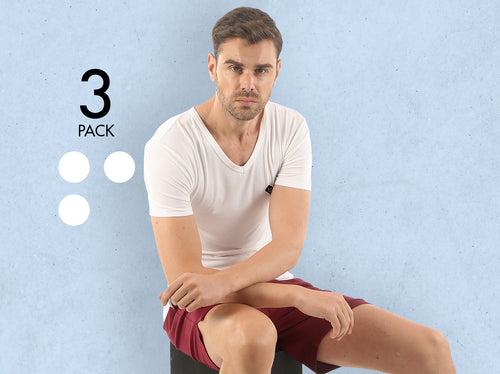 Second Skin MicroModal V-Neck Undershirts (Pack of 3)