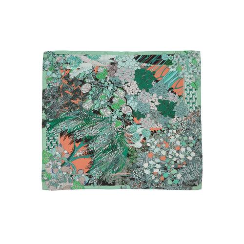 Trees Of India Silk Square Scarf