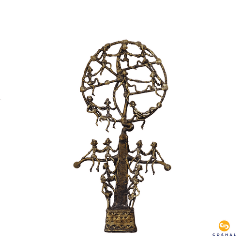 Brass Metal Karma Tree | Chhattisgarh Dhokra Art | Bastar Dhokra Art | Coshal |CD57