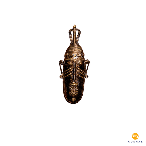 Brass Wall Mask | Best for wall decor| Bastar Dhokra Art | Room Decor | Wall art for Living Room| Coshal | CD74