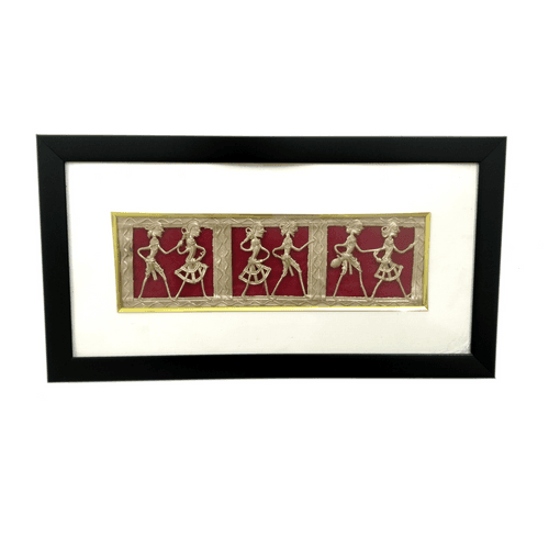 Wall Frame | Dhokra wall hanging | Dokra brass wall decor | Coshal | CD47