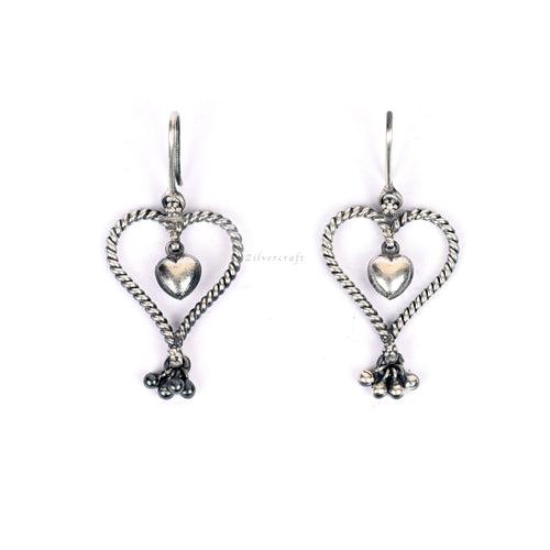 Heart Drop Earrings