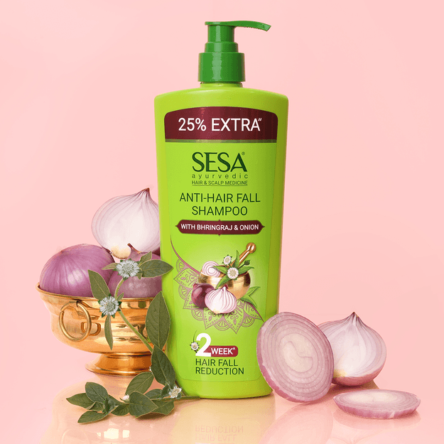 Ayurvedic Onion Anti-Hair Fall Shampoo with Bhringraj