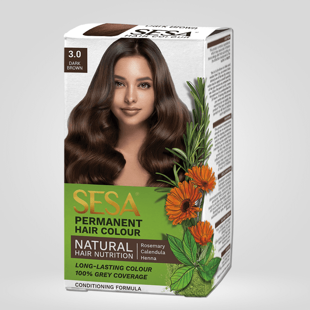 Sesa Permanent Hair Color - Brown