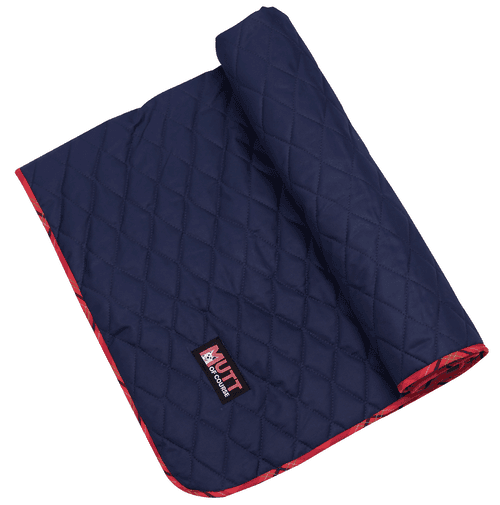 Quilted Blue Blanket for Cats and Dogs