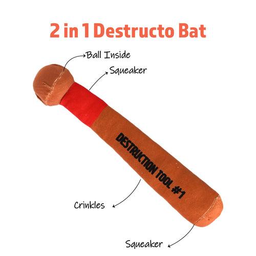 Tom and Jerry X Mutt of Course - Baseball Bat Dog Toy