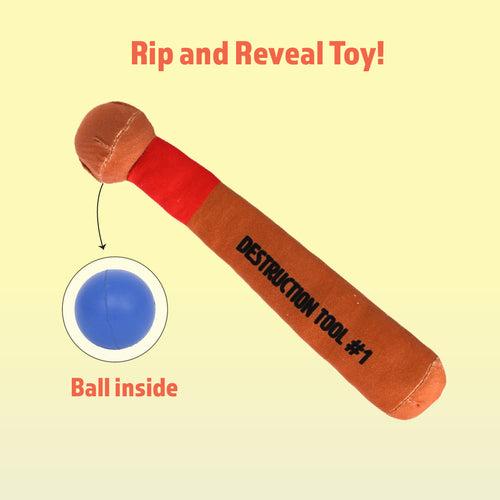 Tom and Jerry X Mutt of Course - Baseball Bat Dog Toy