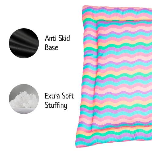 Mutt of Course Marshmallow Rainbow Mat