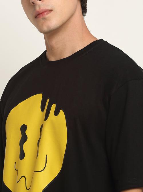 Melted Smiley Oversized T-Shirt