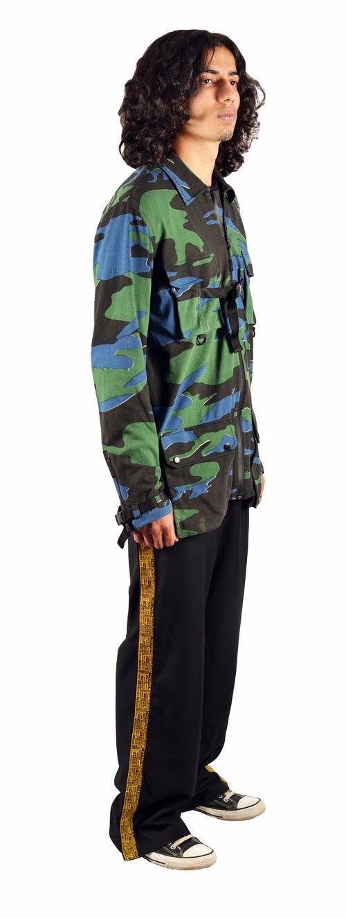 Camouflage Collar Jacket