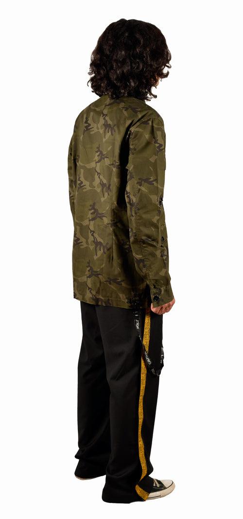 Camouflage Long Field Jacket