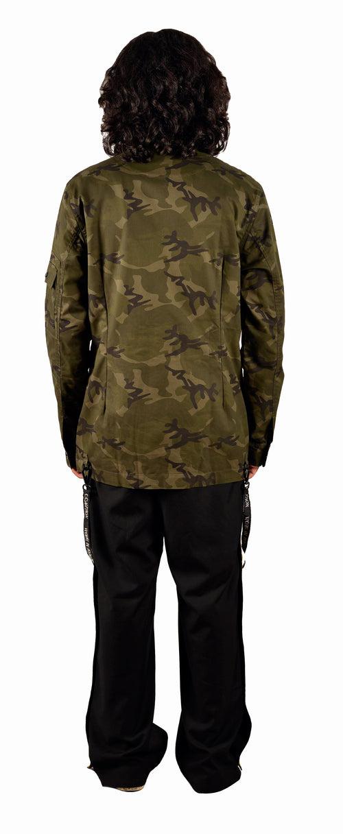 Camouflage Long Field Jacket