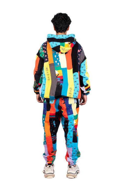 Theorem Socks Patchwork Hoodie