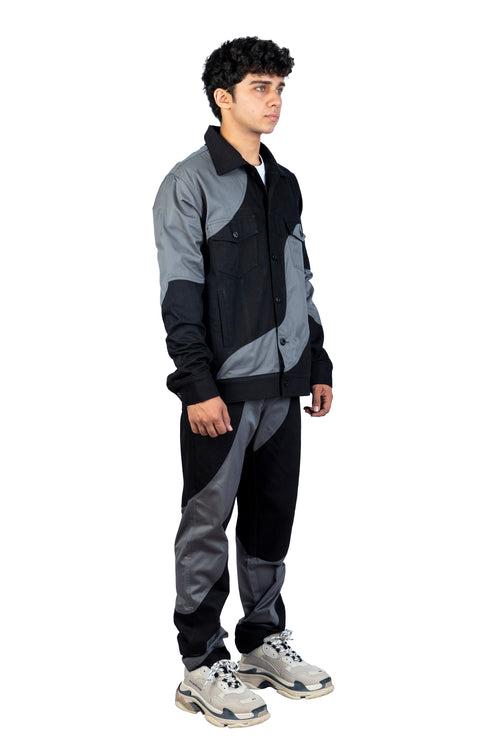 Theorem Cold Curled Jacket - Grey