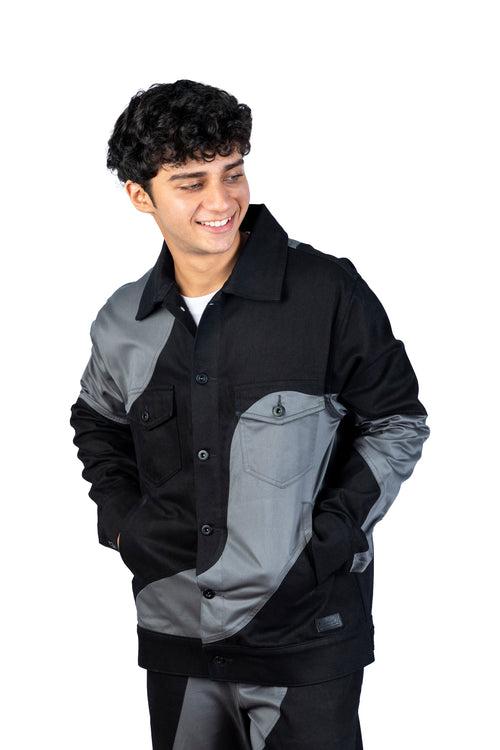 Theorem Cold Curled Jacket - Grey