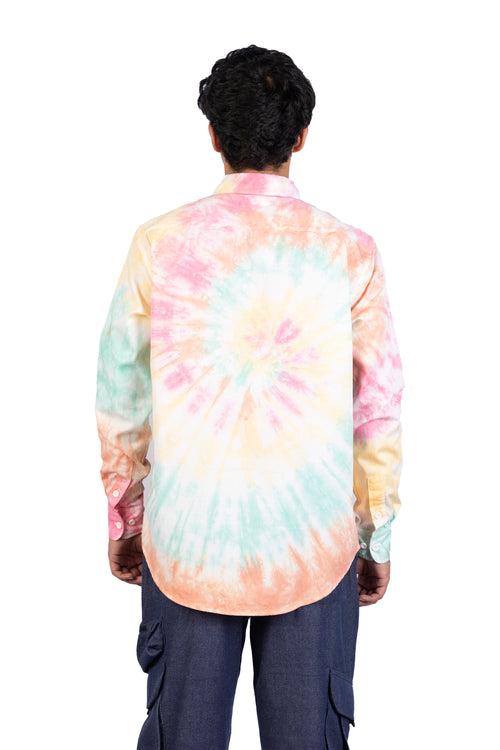 Happy Spiral Tie Dye Shirt