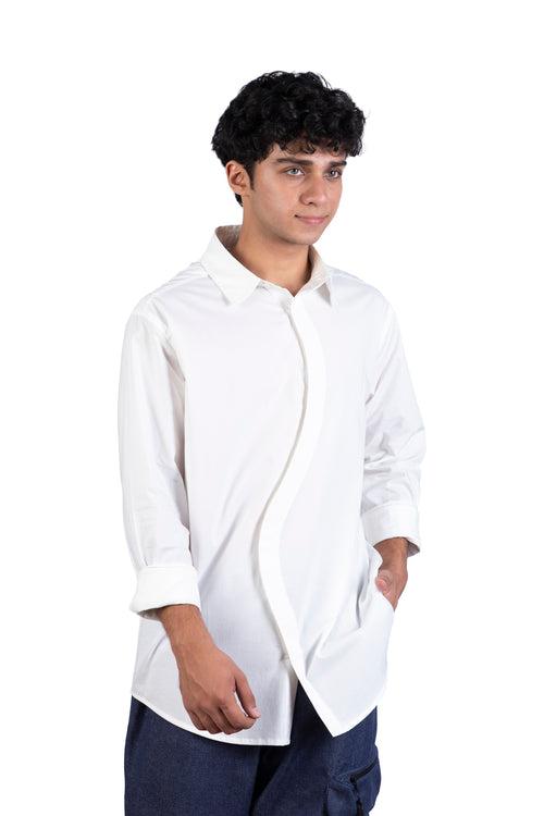 Theorem Meander Shirt - White