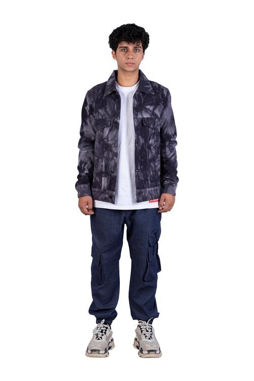 Marble Indigo Tie Dye Jacket